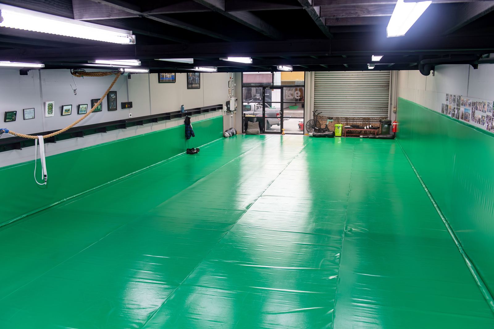 The mat space at Renegade BJJ in Kensington